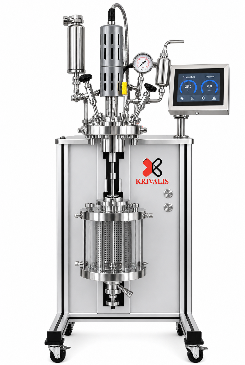 Glass Pressure Reactor - Quartz