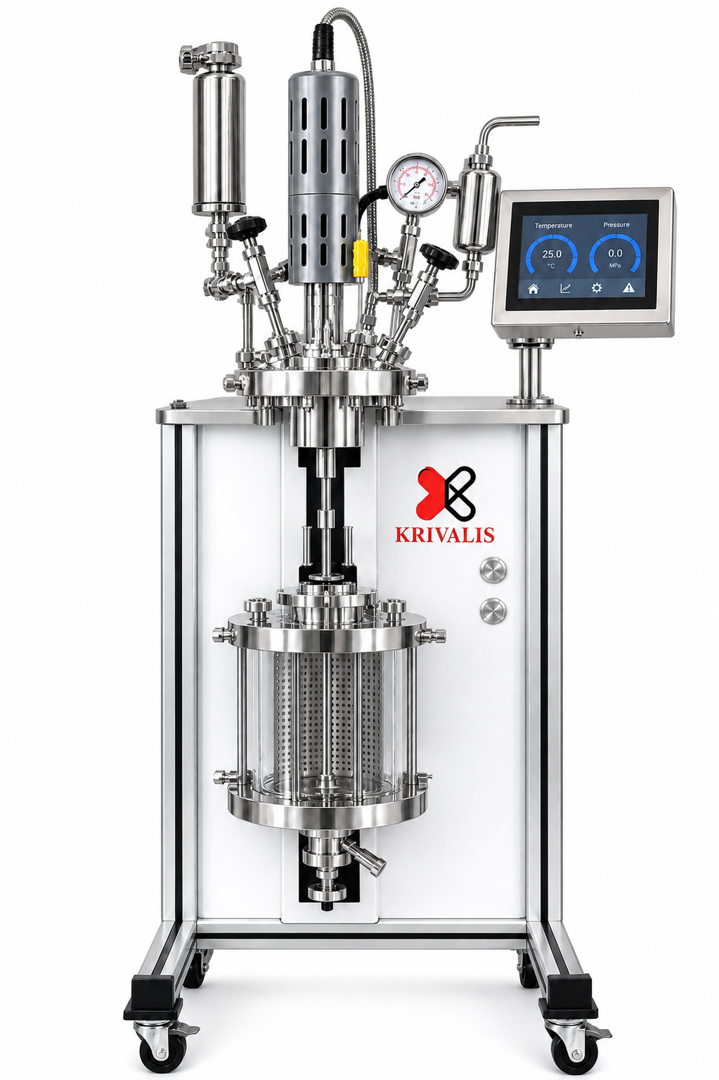 Glass Pressure Reactor - Sapphire